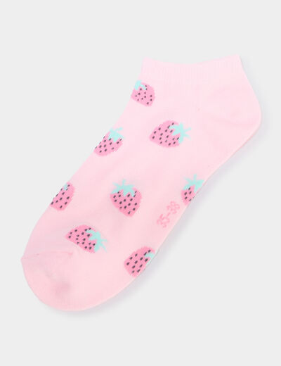 Lot 5 paires chaussettes invisibles multicolore fille