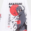 T-shirt Akatsuki Itachi coton Naruto blanc garçon