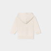 Sweat à capuche hoodie Creeks ecru bébé garçon