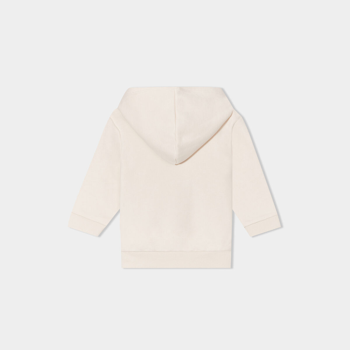 Sweat à capuche hoodie Creeks ecru bébé garçon