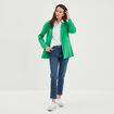 Veste blazer droite vert femme