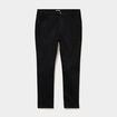 Pantalon droit taille haute extensible noir femme grande taille