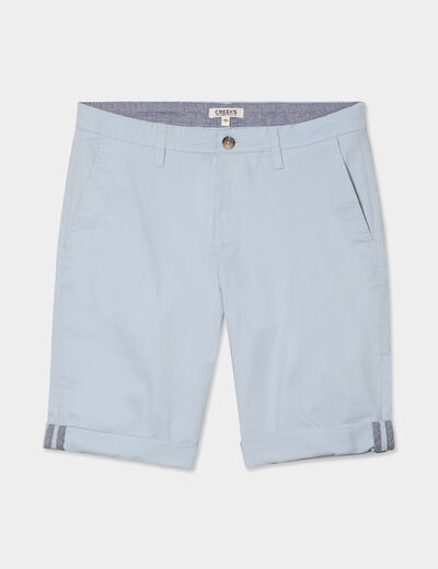 Short chino slim Creeks bleu ciel homme