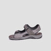 Sandales &agrave; scratchs gris fonc&eacute; homme
