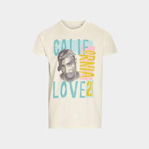 t shirt manches courtes tupac ivoire homme T-shirt manches courtes Tupac ivoire homme