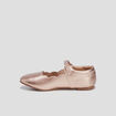 Babies métallisées rose champagne fille