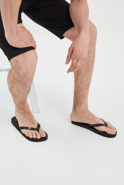 Tongs plage Wamea Beach noir homme