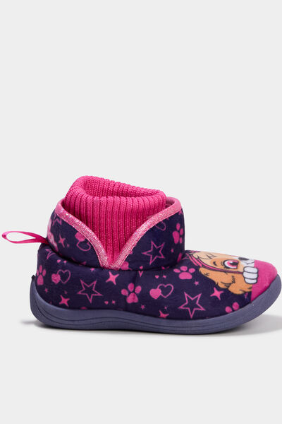 Chaussons chaussettes Pat Patrouille rose fille