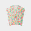 Robe de plage manches 3/4 vert clair femme