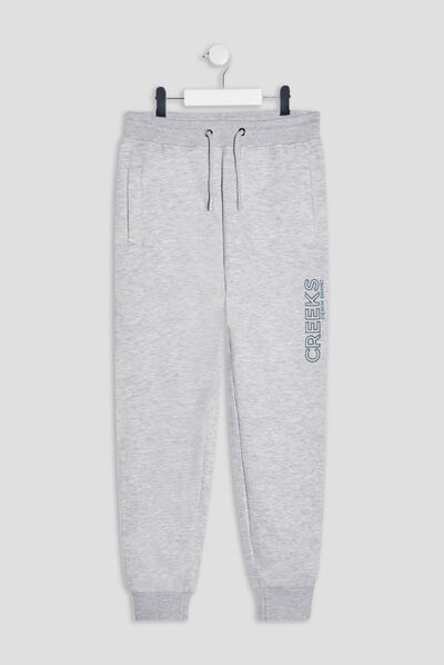 Pantalon jogging Creeks gris clair homme