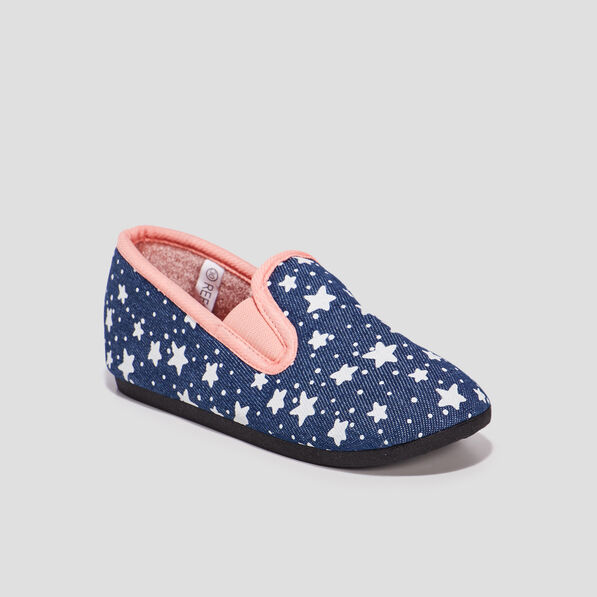 chaussons sans gene denim baby bleu fille Chaussons sans gêne denim baby bleu fille