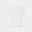 T-shirt manches courtes coton Mario blanc gar&ccedil;on