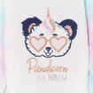 Ensemble pyjama effet polaire multicolore fille