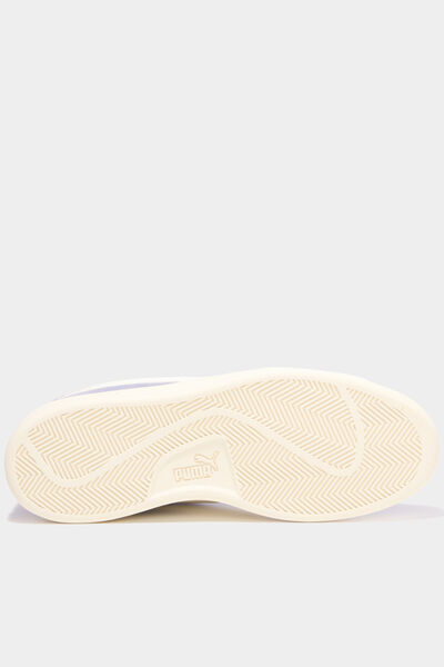 Baskets cuir su&eacute;dine Puma Smash V3 bleu homme