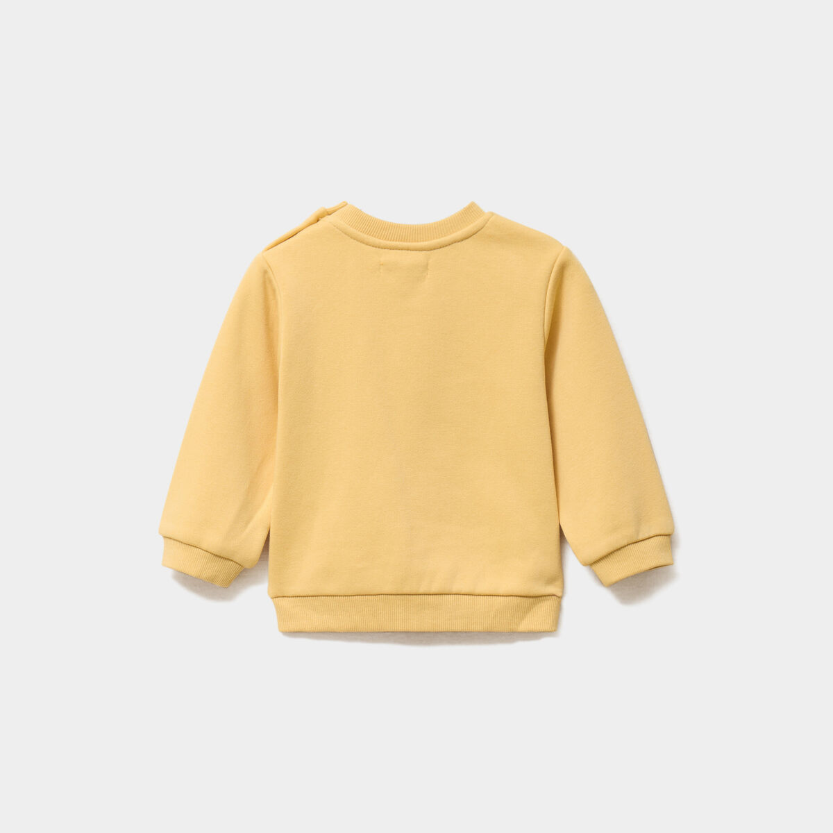 Sweat manches longues jaune b&eacute;b&eacute; gar&ccedil;on