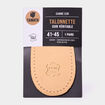 Talonnettes en cuir confort Tawata sable mixte