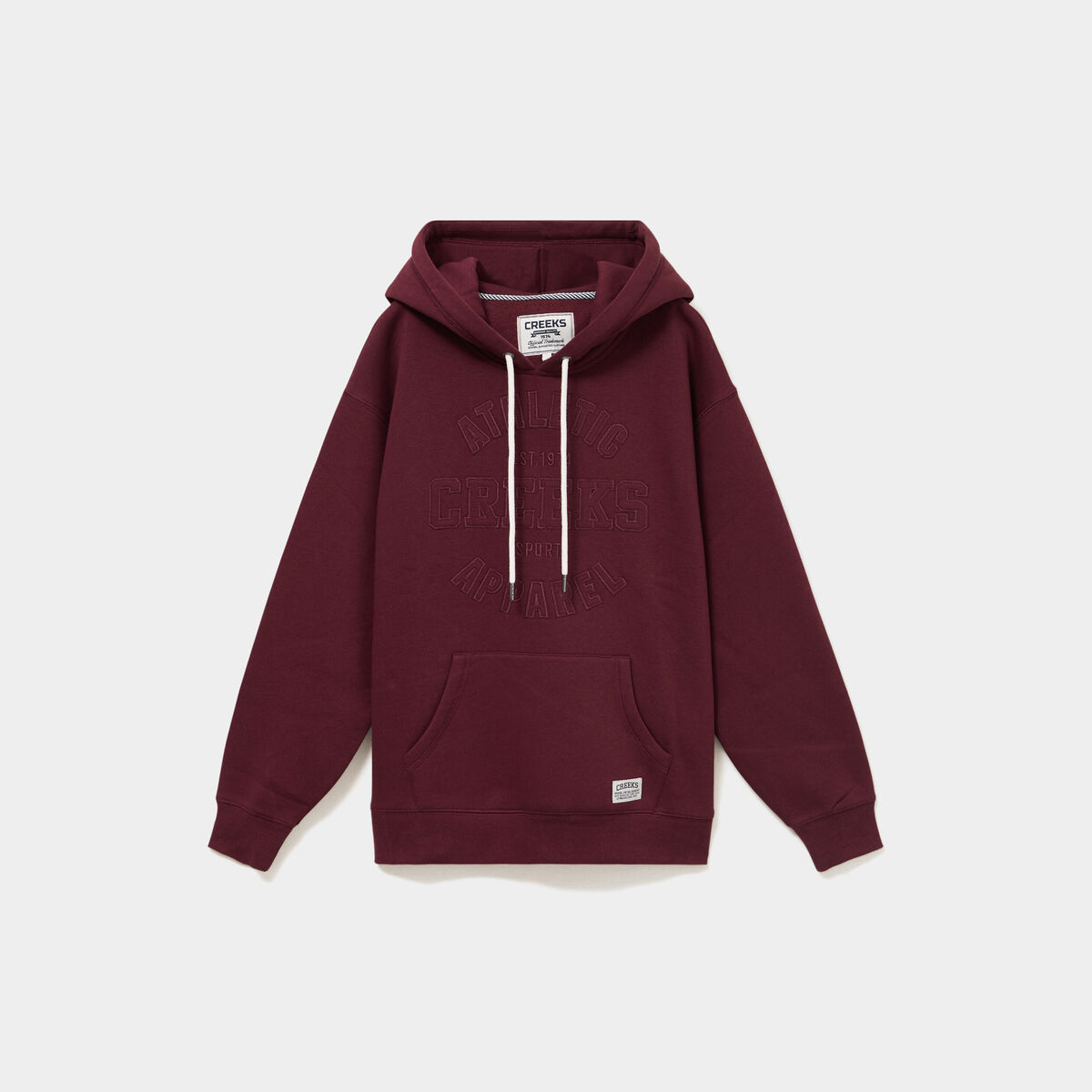 Sweat &agrave; capuche hoodie violet fonc&eacute; femme