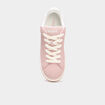 Tennis basses &agrave; lacets rose femme