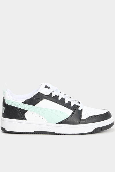 Baskets Rebound V6 Puma vert pastel femme