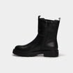 Boots chelsea zipp&eacute;es noir femme