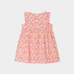 Robe patineuse avec volants coton Creeks blanc bébé fille