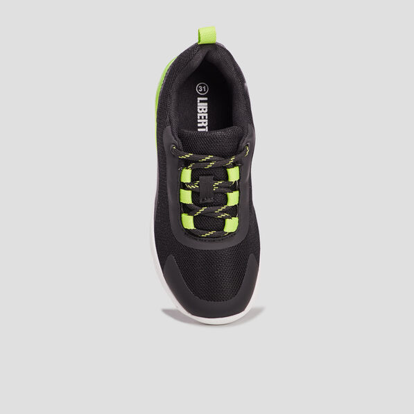 runnings a lacets liberto noir garcon Runnings à lacets Liberto noir garçon