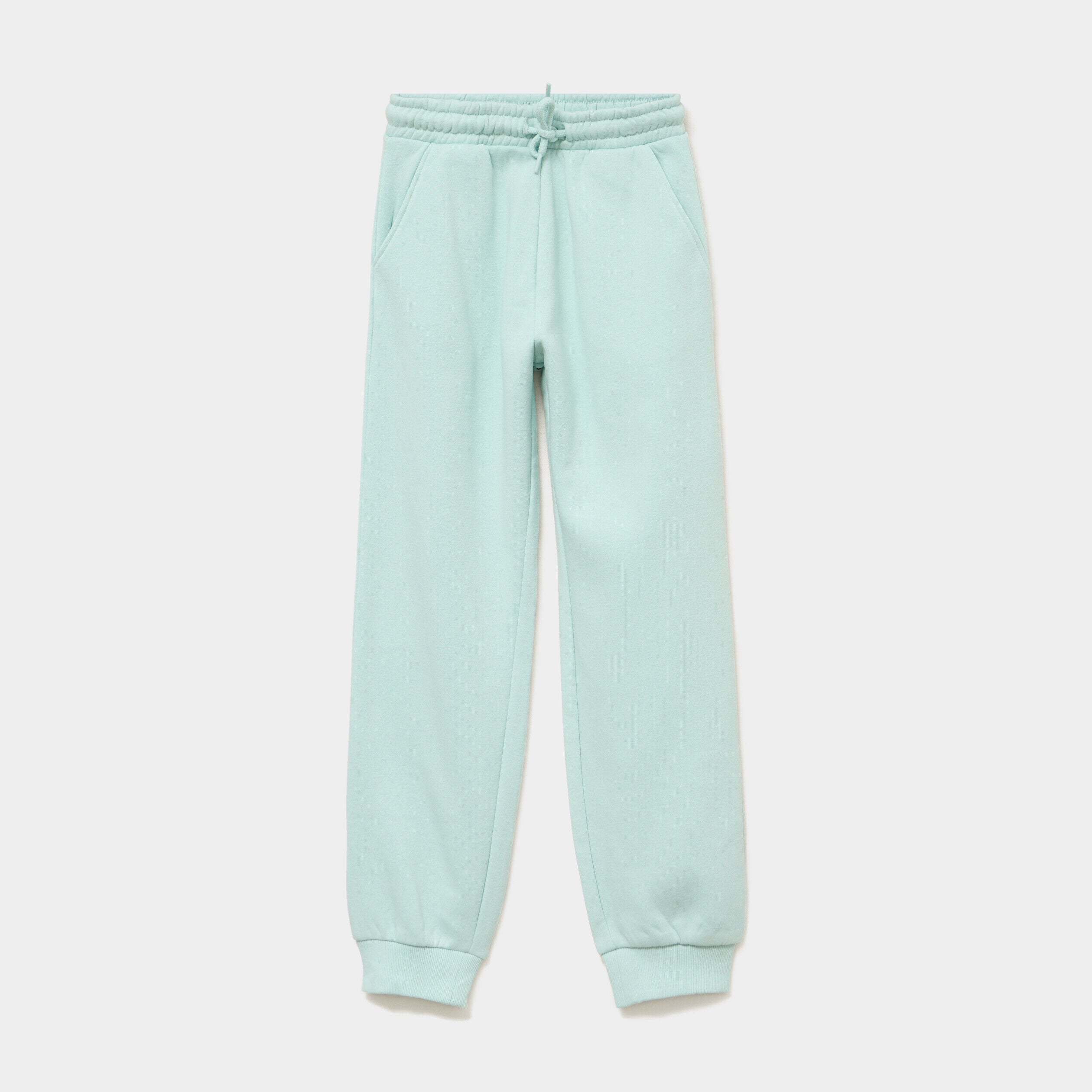 Pantalon de jogging molleton vert pastel fille LH