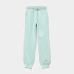 Pantalon de jogging molleton vert pastel fille