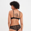 Soutien-gorge push up paddé dentelle noir femme
