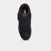 Tennis à lacets bout rond noir homme