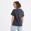 T-shirt manches courtes Le Roi lion noir femme