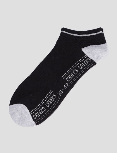 Lot 5 paires de socquettes multicolore homme