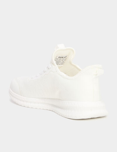Baskets running blanc femme
