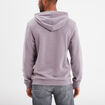 Sweat molleton à capuche hoodie parme homme