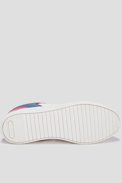 Tennis à lacets multicolore femme