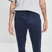 Jogging ajusté à coulisse bleu marine homme