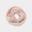 Tour de cou tricot&eacute; doubl&eacute; sable femme