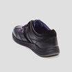 Derbies à scratchs en cuir Walking noir homme