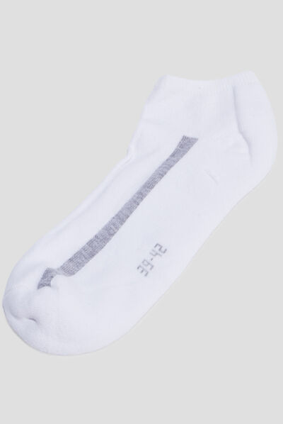 Lot 10 paires chaussettes blanc homme