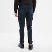 Pantalon skinny stretch 2 poches côtés denim blue black homme