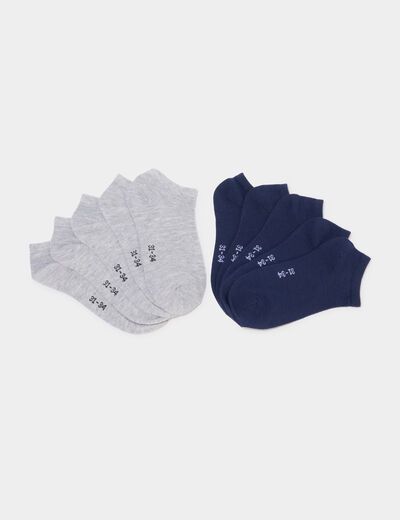 Lot 10 paires de chaussettes bleu marine gar&ccedil;on