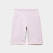 Short cycliste de sport taille haute violet clair femme