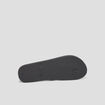 Tongs semelle plate noir femme