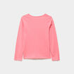 Ensemble pyjama pantalon t-shirt coton rose framboise fille
