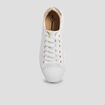 Tennis à lacets Mosquitos blanc femme