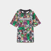 T-shirt droit manches courtes Minecraft multicolore gar&ccedil;on