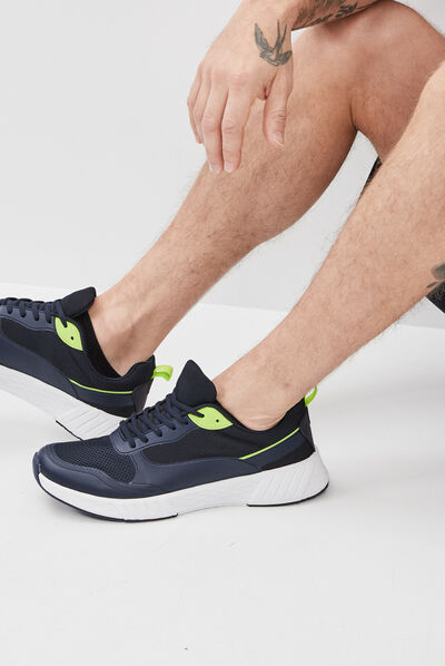 Runnings à lacets Creeks bleu marine homme