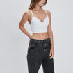 Brassi&egrave;re c&ocirc;tel&eacute;e padd&eacute;e sans armature blanc femme