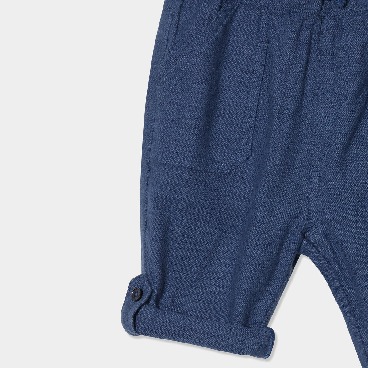Pantalon short 2-en-1 coton Creeks bleu marine b&eacute;b&eacute; gar&ccedil;on