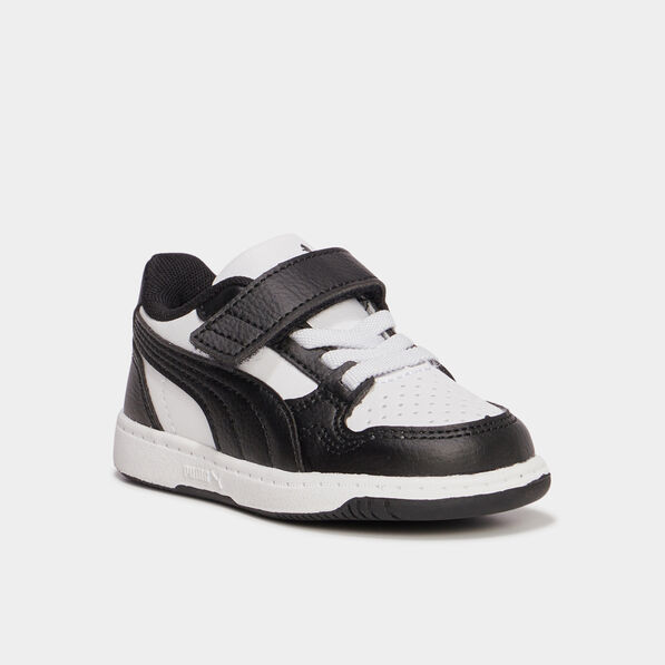 tennis basses a scratchs puma lite noir bebeg Tennis basses à scratchs Puma Lite noir bébé garçon